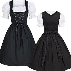 Costume Accessories Xxxxxl Xxxxl Plus Size Women's German Dirndl Dress Traditional Bavarian Beer Girl Oktoberfest Costumes Fo324S