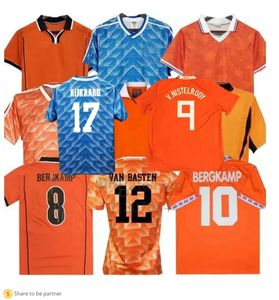 1988 Jerseys de futebol retrô Van Basten 1997 1998 1994 Bergkamp 96 97 98 Gullit Rijkaard Davids Futebol Camisa Kids Kit Seedorf Kluivert Cruyff Sneijder Holanda