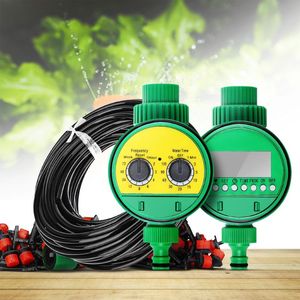 25m Micro Drip Irrigation System Plant Automatic Spray Greenhouse Watering Kits Garden Hose Adjustable Dripper Sprinkler XJ Y20010330a