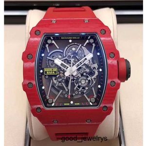 RM WIST WAT Racing Machine Richards Milles RM35-02 Kolekcja RM3502 NTPT Red Devil Limited Edition Modna Sport Sports Sports Mechanical Watch