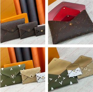 Designer Clutch bag Po che tte Kirigami 3 in 1 handbag women 3-piece set wallet pouch men satchel coin purse cardholder lady top quality letter Sacoche dhgate M62034