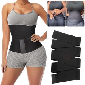 Party Favor Waist Trainer Women Slimming Sheath Snatch Me Up Bandage Wrap Body Shaper Tummy Shapewear Trimmer Belt Corset Top Stre203A