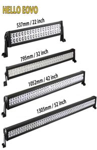 Hello Eovo 22 32 42 52 tum LED -ljusfält LED -bar arbetsljus för att köra offroad biltraktorbil 4x4 SUV ATV 12V 24V8810376