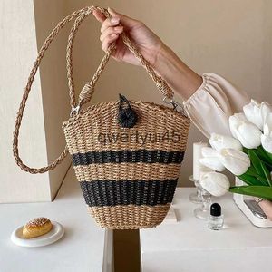 숄더백 새로운 Fasion Woven Soulder Messenger Bag 여성 꼰 크로스 바디 여름 디자인 바구니 바스켓 여성 지갑 BEAC LADIES 2023H24219