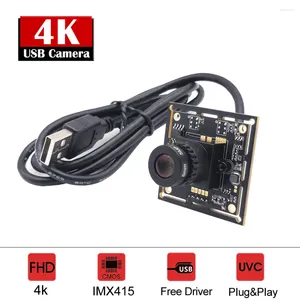 Webcam Modül HD 8MP IMX415 Sensör Yüksek Hızlı 30 FPPS MJPEG 3840X2160 Çözünürlük PCB Video Kamera Kartı Desteği UVC OTG