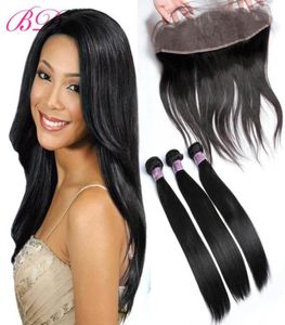 BD Straight Lace Frontal Human Hair Extensions 1345 Lace Size Within Three Bundles Human Hair Weaving52939006983568