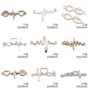 Charms Gift ECG Connection Jewellery Making Supplies Phone Pendant