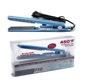 Pro 450f 1 14 Plane tytanowe prostener prosty Irons Flat Iron Hair Curler Usuwaka Wtyczki 9810552