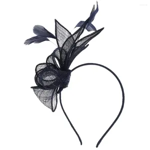 Bandane The Flowers Cocktail Party Hat Miss Hair Pin Cappelli da sposa per donna Fascinator artificiale per capelli