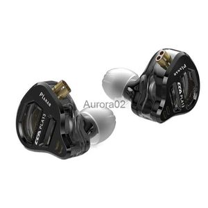 Cell Phone Earphones Cca Pla13 Metal Wired Headphone In Ear Monitor Earbuds Earphone Hifi Music Bass Best Sport Orthodynamic Headset With Microphone YQ240219