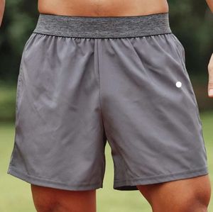 Lu Men Yoga Sports Shorts Outdoor Fitness LLクイックドライソリッドジムエクササイズランニングクォーターパンツデザイナービーチショーツ4536