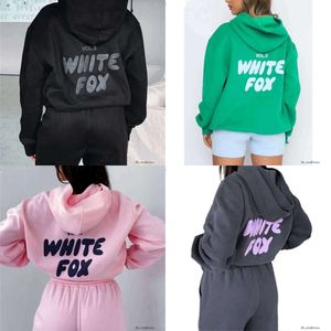 White Fox Hoodie Women Hoodie Tracksuit Set Clothing Set Women Spring Autumn Winter Winter New Hoodie Set Fashionable Sporty Long Sleeved Pullover