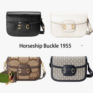 Designer Bag saddles bag Classic Horsebit 1955 AAA Quality Luxury Purses Crossbody Woman Fashion Brand Wallet Vintage Ladies Brown Leather Handbag shoulder