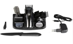 Kemei 100-240V Kemei 5 in 1 Electric Shaver Titanium Clipper Beard Razor Men Styling Tools Shaving Machine for Barb3571206