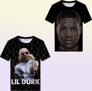 MEN039S TSHIRTSラッパーLIL DURK 3D PRINTED TシャツMEN女性サマーカジュアルクールホップファッションストリート特大TSHIRT TEE T6531254