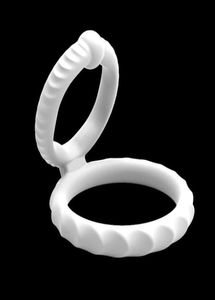 Cockrings Silicone Dual Penis Ring Premium Stretchy Longer Harder Stronger Erection Cock Enhancing Sex Toy For Man Or Couples Play5069040