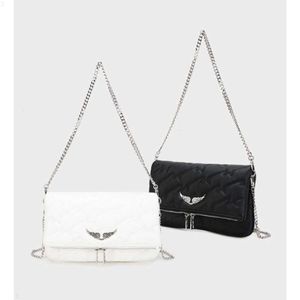 Evening Bags New Zadig Voltaire Designer tote bags Genuine Leather Wing Chain Bag Women Crossbody Business Simple Casual Fashion Outdoor Satchel ToQ