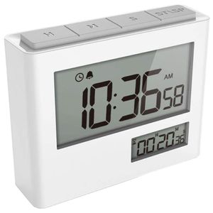 Kitchen Timers Multifunction Timer Dual Screen Alarm Clock Magnetic Countdown Interval Timer Gym Workout Timer Stopwatch Manageme277h