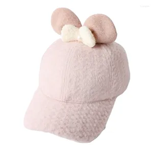 Ball Caps 2024 Autumn And Winter Imitation Lamb Hair Hat Female Cap Net Red Thickened Warm Men's Women's Baseball