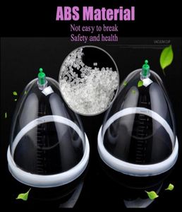 Large Vacuum Suction Cups Breast Pump Buttocks Enhancement Bust Care Lift Firming Cans Rich Buttocks Muscle Stimulator Massager2689740