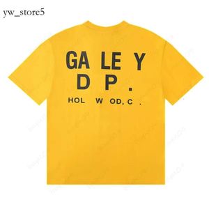 Gallery Depts Brand T-shirts Men Designer White T Shirt Lanvin Letter Casual Fashion Loose Short T-shirt Men Women Street Clothes Trend Gallery Depts Shirt 9815