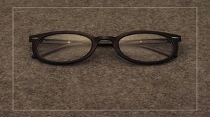 Okulary przeciwsłoneczne Ramy modne okrągłe okulary kobiety mężczyźni czarne okulary nerd okulary na receptę przeciw niebiesko na oczy 9466453