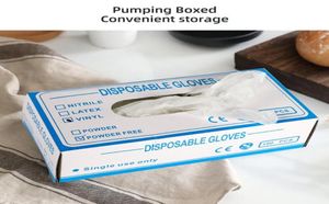 80PcsBox Hygiene Protective Disposable PVC Gloves for Kitchen Cooking Cleaning Tools9803460