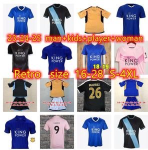 23 24 Leicester Fußballtrikots City BARNES Tielemans Home Away Retro VARDY MADDISON IHEANACHO AYOZE NDIDI DAKA LOOKMAN 2023 VARDY Faes Fußballuniformen Herren Kinder Kit