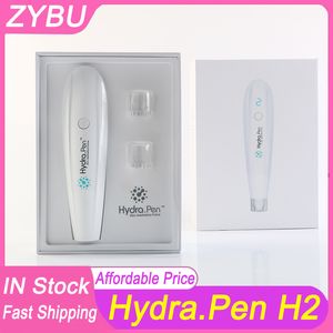 Professional Electric Auto Derma Pen Micro Needling System H2 Hydra.Pen Microneedle Facial Hydra Dermapen Beauty Tool with Needles Cartridges Face Meso Therapy