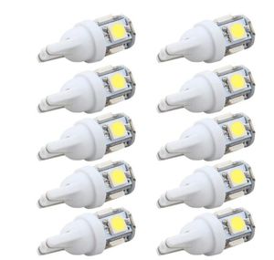 10pcs Car DC 12V Lampada Light T10 5050 Super White 194 168 W5W T10 Parking LED Parking Auto Wedge Lamp2030708