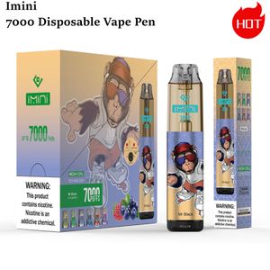 Belgien Hot Selling Disponible Private Label 7000 9000 12000 Puff 7000 Puffs Vapes Waspe Gorilla E Cigarett 7K 9K 12K 15K VAPE Disposable E Cig Factory Pris i lager