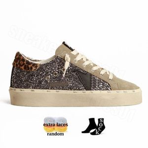 Tênis de ganso de ouro tênis sapatos femininos leopard mass azul glitter preto glitter prateado rosa sujo ao ar livre 3025 2321