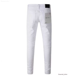 Designer Jeans Purple Brand Jeans High Street White 9024 Men's Jeans Fashion Brand Purple Jeans 5494