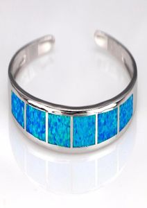 Tutta la moda al dettaglio blu opale di fuoco braccialetti in argento 925 placcato gioielli per le donne BNT1807310199165669957946