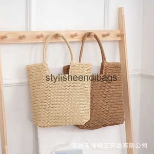 Totes Large Straw Bag Summer Woven Handbags and Purses Handmade Beach Bag Bohemian Shoulder Bags for Women 2023 Travel Shopper ToteH24219