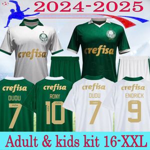 24 25 Palmeiras Soccer Jerseys Endrick Dudu Rony G.Gomez Estevao Veiga M.Lopez Murilo Piquerez 2024 2025 Football Shirt Compans Mens Mens Kids Kit 16-xxl
