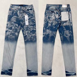 Lila Designerjeans für Herren, Jeanshosen, zerrissene Herrenjeans, Religion, Herrenhosen, gerades Design, Retro-Levi-Jeans, Streetwear, Evisue-Jeans, Hosen mit niedriger Taille, TR9H