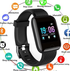10A 2024 Neue 116plus Smart Uhr Männer Blutdruck Wasserdichte Smartwatch Frauen Herz Rate Monitor Fitness Tracker Uhr Sport Für android IOS
