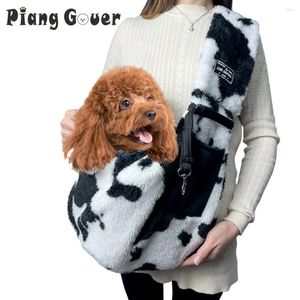 Dog Carrier Soft Plush Small Bag Pet Cat Puppy Kitten Travel Shoulder Slings