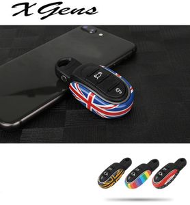 Auto Styling Legierung Schlüssel Fall Abdeckung Kette Union Jack Für BMW Mini Cooper JCW F54 F55 F56 F57 F60 Clubman Countryman auto Accessories9001338