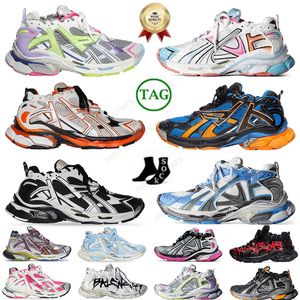 Sneakers di designer di marchi di lusso Sneakers Track Runners 7.0 7.5 Piattaforma di scarpe Paris Triple bianco nero BEIGE Pink Multicolor Daddy Og Trainer WOMENS MENS SCARPA TENNIS 36-46