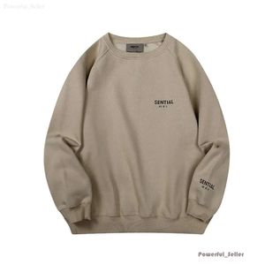 Essentialsweatshirts Ess FOG 1977 Толстовки с капюшоном Мужские женские пуловеры в стиле хип-хоп Негабаритные джемперы с капюшоном с круглым вырезом и 3D буквами Essentialshoodie Высочайшее качество S-XL 7651