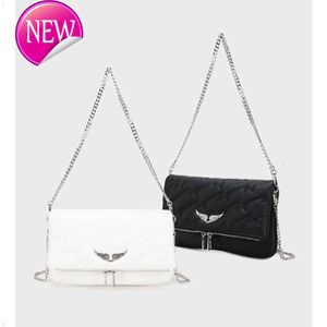 Evening Bags New Zadig Voltaire Designer tote bags Genuine Leather Wing Chain Bag Women Crossbody Business Simple Casual Fashion Outdoor SatchQ