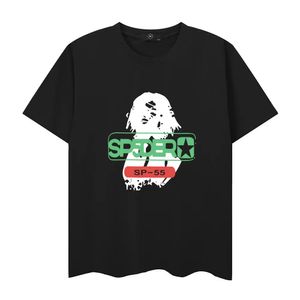 Sp5der T Shirt Designer T Shirt Sp5ders Shirt Tshirt 555 Shirt Spider Shirt 555 Sp5der Short Sleeve Breathable Cotton Long Embroidery Letter Loose Summer 337 462