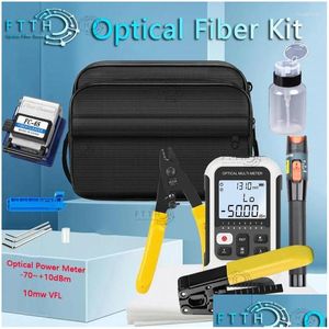 Fiber Optic Equipment Ftth Tool Kit mit Leistungsmesser und 10 MW Visual Fat Locator Fc-6S/Skl-6C Cleaver Drop Delivery Otjyu