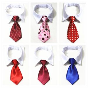 Dog Apparel Pet Formal Necktie Accessories Cat Collar Tuxedo Bow Tie Solid Color Cute Adjustable Neck For Wedding Items