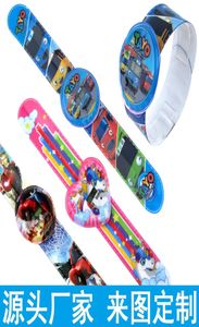 Yibei prezent elektroniczna zabawka dzieci 039s Elektroniczna kreskówka Snap Watch Waterproof Boy and Girl Pat Watch8468068