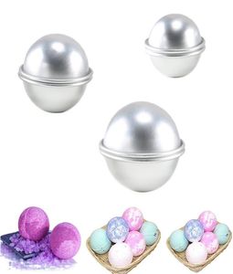 Top Quality Aluminum Bath Bomb Molds 24pcs Half Round Ball DIY Metal Bath Bomb Mold Homemade Round Sphere Fizzy Bombs5590656