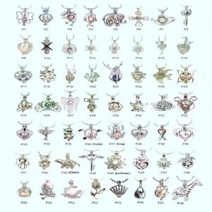 18kgp Fashion diy wish pearl gem beads locket cages lovely charms pendant mountings whole 100pcs lot can mix different styl308S