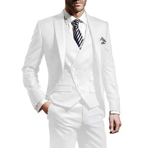 白人の結婚式のスーツ新郎を着る授業料の結婚式の新郎タキシードビジネスパーティースーツ
